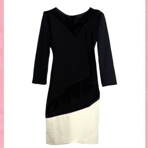 Christin Michaels Midi w Asymmetrical Hem Size Lg